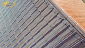 Монтаж модульной металлочерепицы Kvinta Uno (Квинта Уно) Satin Ral 8017 от Гранд Лайн