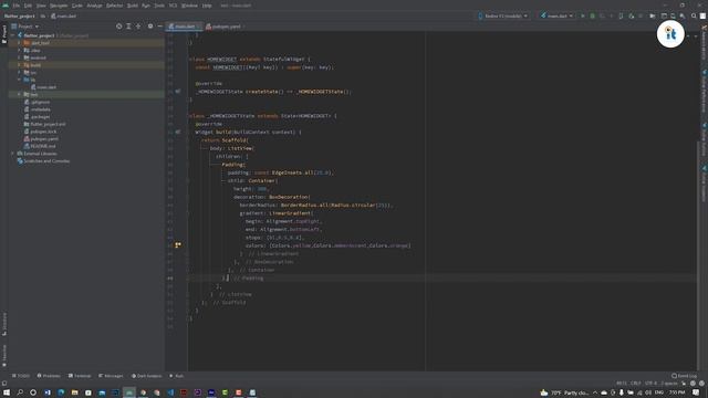 Flutter Gradient: Linear-Gradient, Radial-Gradient & Sweep-Gradient