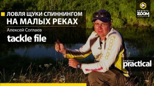 Ловля щуки спиннингом на малых реках. Tackle file. Алексей Соглаев. Anglers Practical.