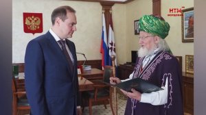 Глава Мордовии встретился с Верховным муфтием России.