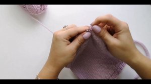 Как связать кошачьи ушки на шапке