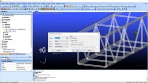 Siemens Femap: Урок №9. Расчет балочной модели фермерной конструкции