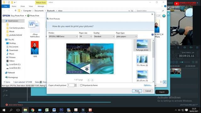 Cara Print gambar Ukuran F4 смотреть онлайн