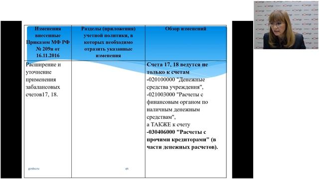 Вебинар "Изменения в учете с 2017 года в казенных, бюджетных и автономных учреждениях. " смотреть онлайн