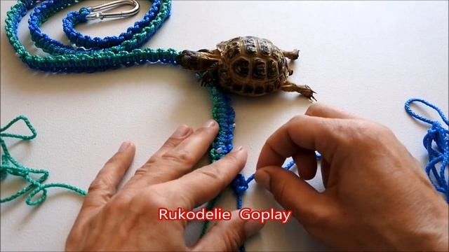 DIY Как связать поводок МАКРАМЕ macrame плетение из веревок паракорд
