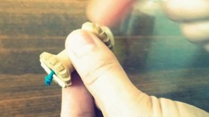 Трактор из катушки для ниток...