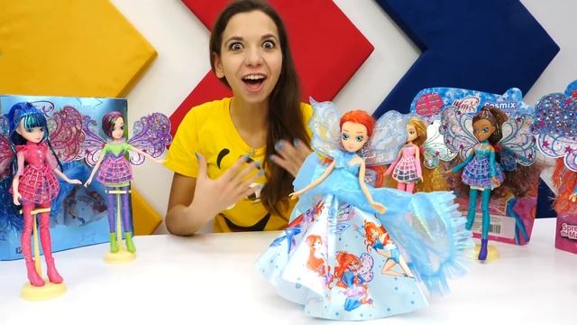 Классные игры в куклы. 15 лет клубу Винкс Winx Club! Новое видео для девочек.