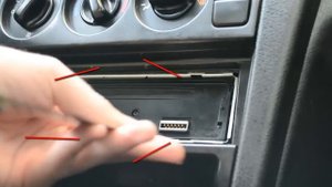 How to remove a car radio without special tools ( keys ) e.g. sony cdx-R3350