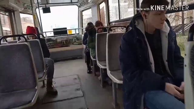 Поездка на трамвае КТМ-619 N:4356 N:27 смотреть онлайн