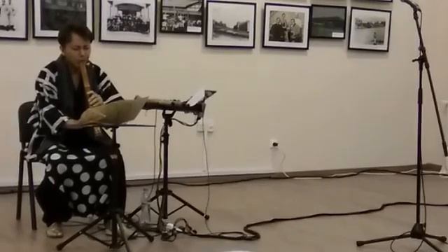 Концерт Кинохати мастера японской бамбуковой флейты в НовГУ