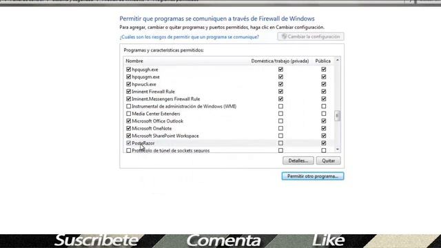 Como Bloquear/Desbloquear programas con firewall de windows 7/8/8.1/10 смотреть онлайн