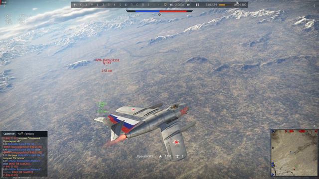 War Thunder. Учусь играть в Авио РБ 3, реактивы МиГ-15 бис ИШ 4 фрага смотреть онлайн