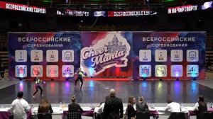 Cheerleading. Freestyle.Чир спорт. ВРС 2019 ЧИР-ФРИСТАЙЛ-ДВОЙКА Лияскина Мария, Сабирова Алеся.