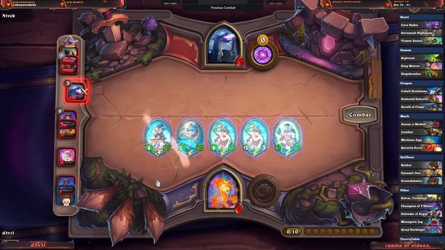 Hearthstone Battlegrounds смотреть онлайн