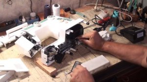 Швейная машина Janome 394 / LE 22 Ремонт.