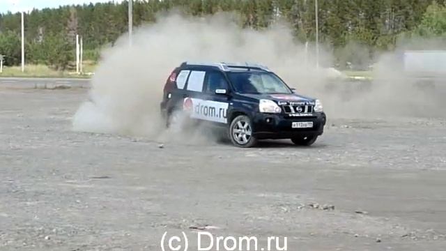 Русский Nissan X-trail. Попытка разворота смотреть онлайн