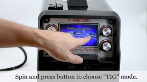 Connect WP 26V TIG torch to HBM2280