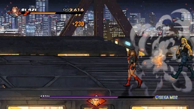 Streets of Rage 4 [RUS] -Blaze Fielding- Normal Mode - Longplay