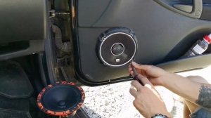 Замена штатных динамиков в Lada (ВАЗ) Kalina на DL Audio Gryphon 165 Pro