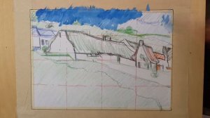 Живопись акрилом. Как нарисовать копию картины Ван Гога.