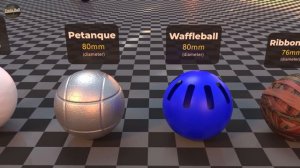 Balls Size Comparison in 3D | Databall