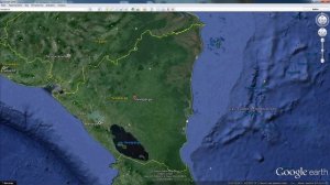 Никарагуа на карте мира