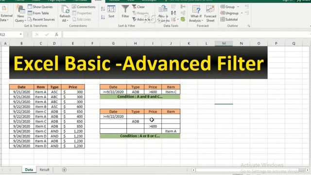 #12/Excel Basic - Advanced Filter - Smart Data Filtering Customization