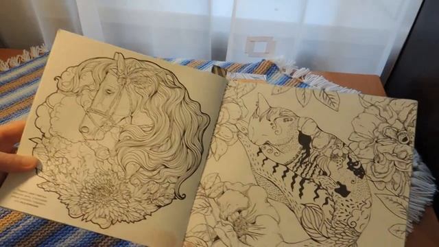 МОИ НОВЫЕ РАСКРАСКИ АНТИСТРЕСС ИЮНЬ