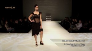 111555 Fashion Week From the Runway TEONA MARGVELASHVILI St Petersburg Fashion Week FallWinter