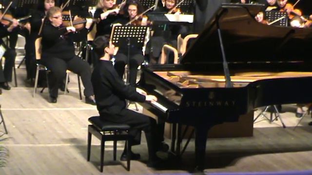 Grieg-Piano Concerto 1 mvt. - Martin Daskalov (18 years) 27.03.2014 смотреть онлайн