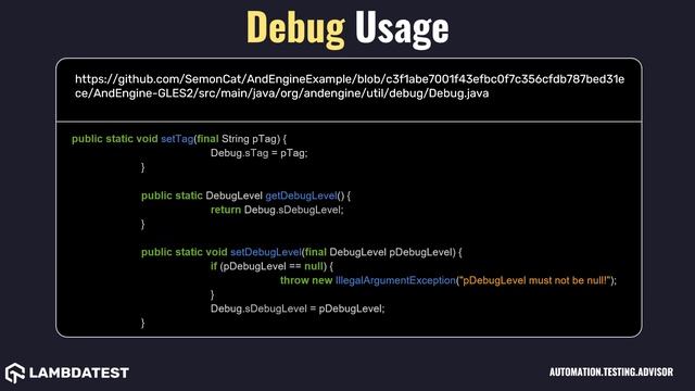 org openqa selenium internalDebug with example смотреть онлайн