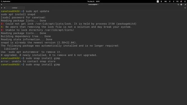 Install GNU Image Manipulation Program (Photoshop Alternative) on Linux