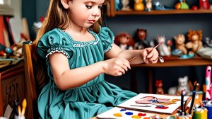 разукрашеваем и вырезаем куколку с одеждой 1часть