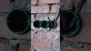 Электропроводка под штукатурку 2