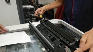 Installation of Developer Unit for Sharp Copier AR-6020NV, AR-6031NV