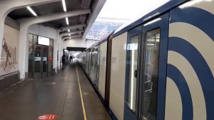 Метропоезд 81-765.2/81-766.2/81-767.2/Москва🚇На Филёвской Линии!🚇(2018Г.)