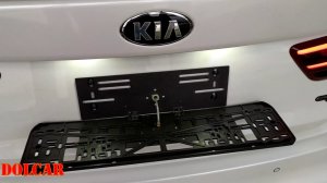 Откидные рамки на передний и задний номер KIA Optima / КИА Оптима