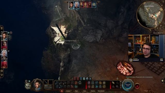 alanzoka jogando Baldur's Gate 3 - #3 смотреть онлайн