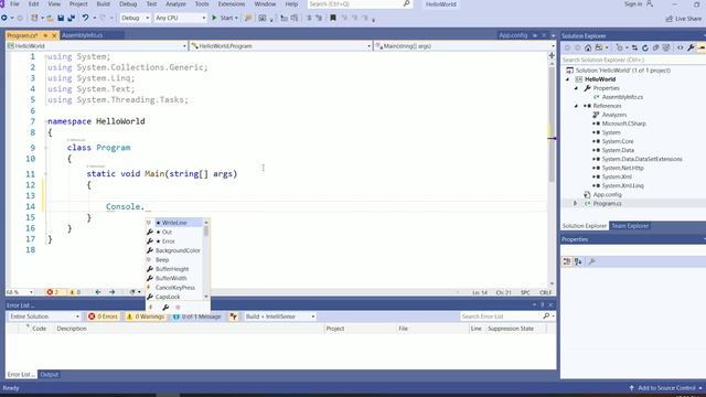 Write Your First Program |C# Basics for Beginners in Hindi