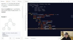 1161. Maximum Level Sum of a Binary Tree - English Version