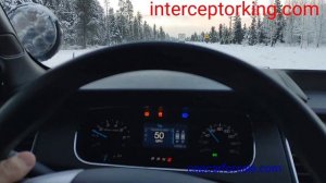 2015 AWD 3.5L Twin Turbo EcoBoost Ford Sedan Police Interceptor snow drifting