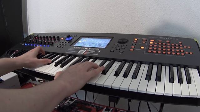 Yamaha Montage M6 - Pianos, E-Pianos, Synths, Layers - All Playing, No talking смотреть онлайн