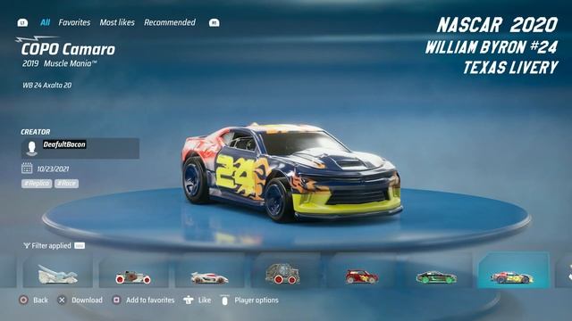 Hot Wheels Unleashed - Customization: Nascar Liveries #01 | Mustang | Camaro | Dodge | Pinturas смотреть онлайн