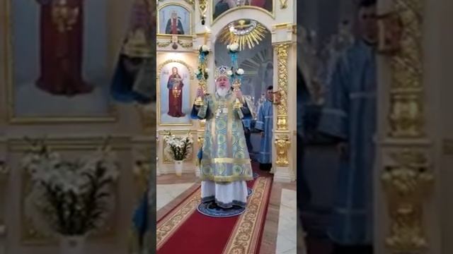 Литургия в праздник Благовещения Пресвятой Богородицы. Андреевский собор г. Ставрополя. 07.04.2020 смотреть онлайн