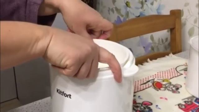 Йогуртница Китфорт КТ 2005 обзор приготовления домашнего йогурта Борисова смотреть онлайн