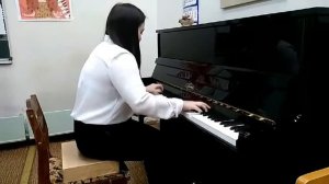 Костюнина Анастасия_Ф. Бургмюллер Этюд до минор