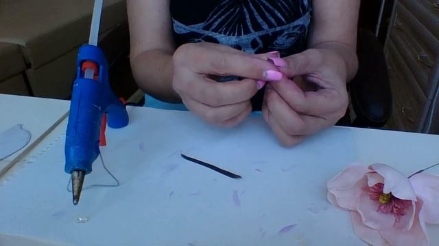 МАГНОЛИЯ из фоамирана смотреть онлайн