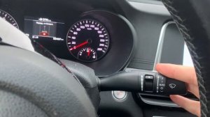 Как включить сервисный режим дворников Киа Оптима / Как поднять стеклоочистители на Kia Optima