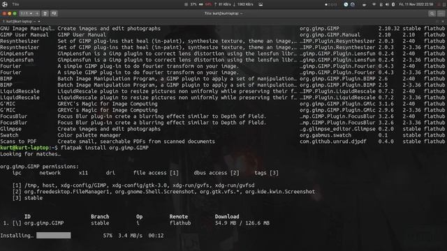 Cómo instalar GIMP (GNU Image Manipulation Program) en Ubuntu 22.04 смотреть онлайн