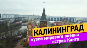 Калининград. Полёт коптера. Музей мирового океана. Остров Канта